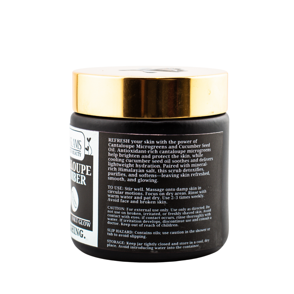 Microglams Cantaloupe Cucumber Salt Glow- 4 oz