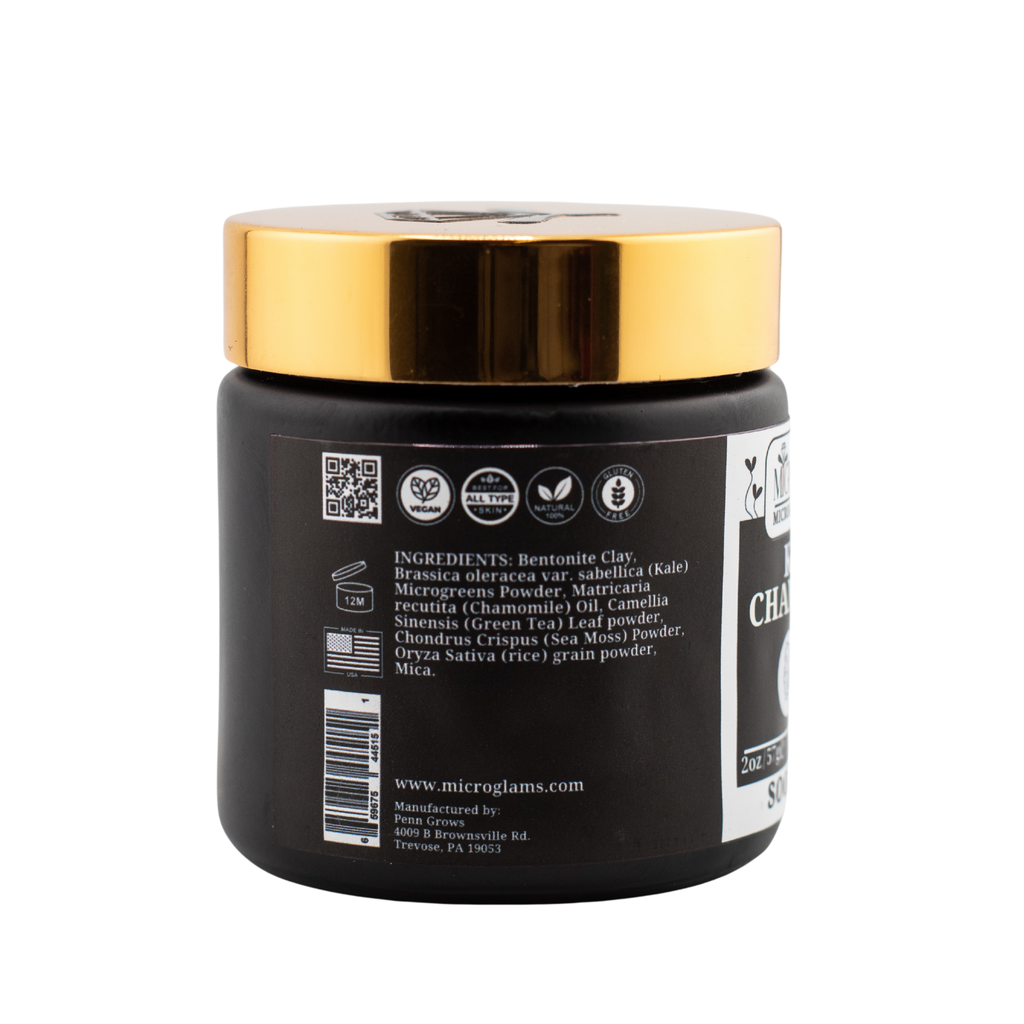Microglams Kale Chamomile Clay Powder - 2 oz