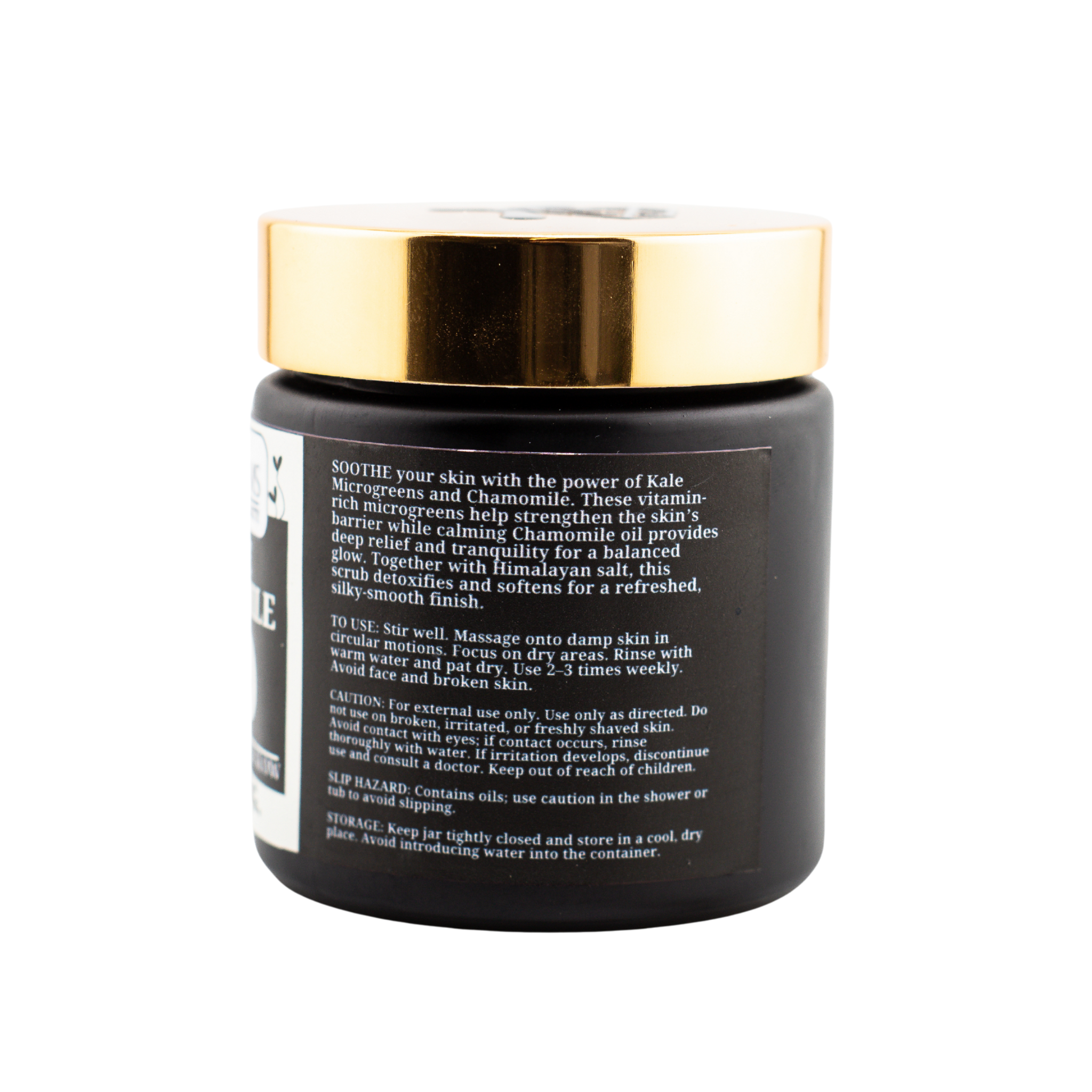 Microglams Kale Chamomile Salt Glow- 4 oz