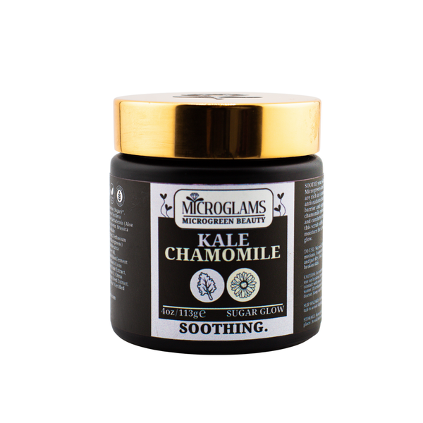 Microglams Kale Chamomile Sugar Glow - 4 oz