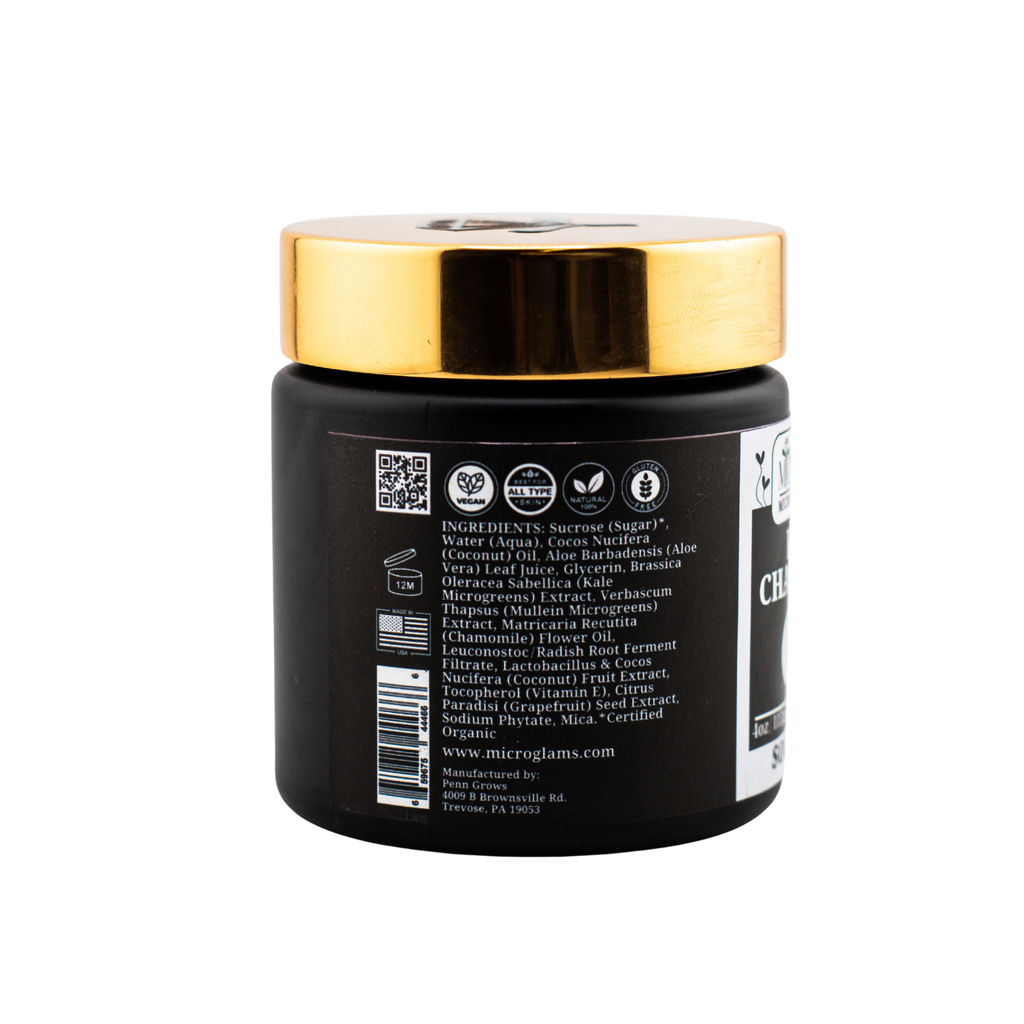 Microglams Kale Chamomile Sugar Glow - 4 oz