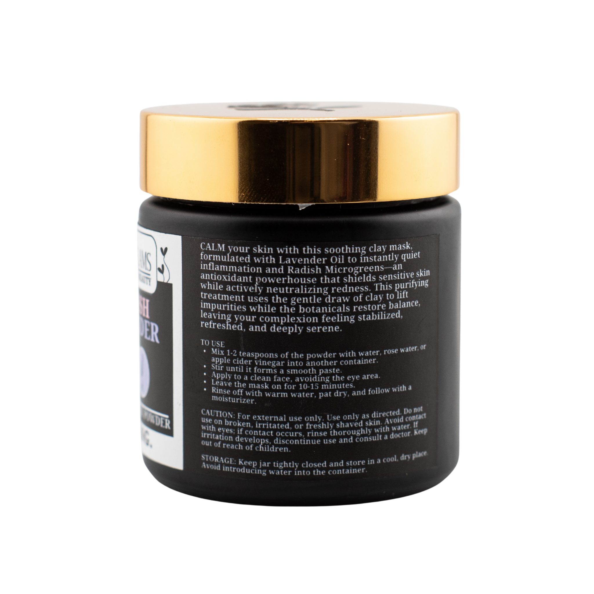 Microglams Radish Lavender Clay Powder - 2 oz
