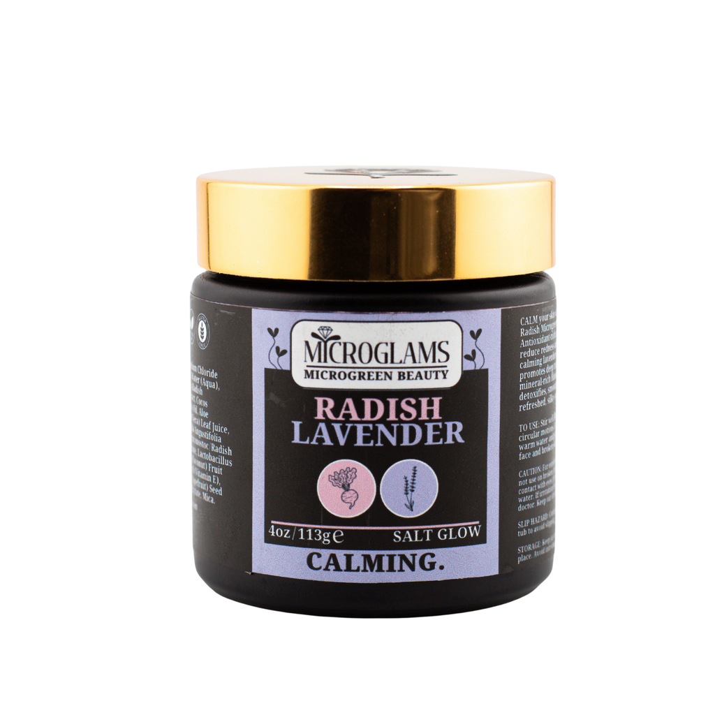 Microglams Radish Lavender Salt Glow - 4 oz