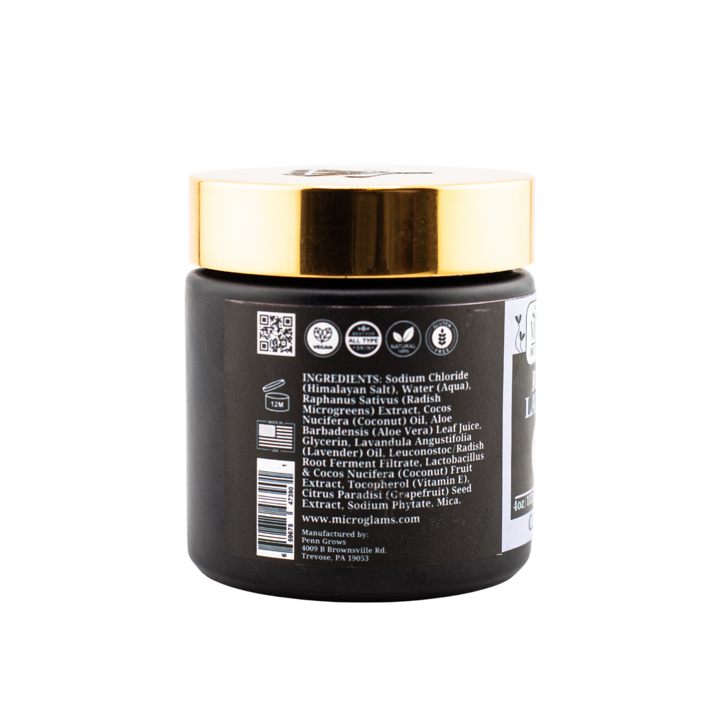 Microglams Radish Lavender Salt Glow - 4 oz
