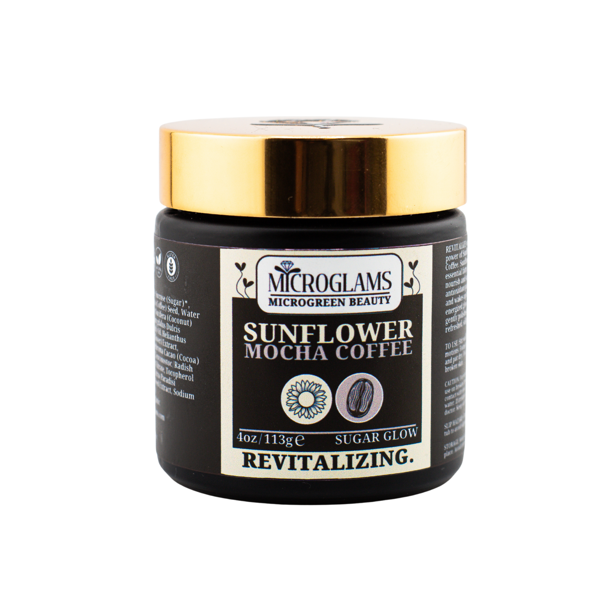 Microglams Sunflower Mocha Coffee Sugar Glow - 4 oz