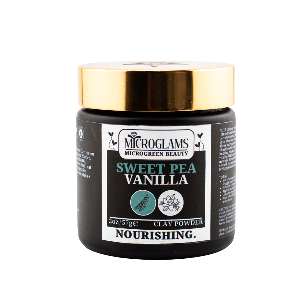 Microglams Sweet Pea Vanilla Clay Powder - 2 oz.