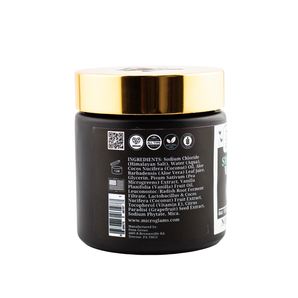 Microglams Sweet Pea Vanilla Salt Glow - 4 oz.