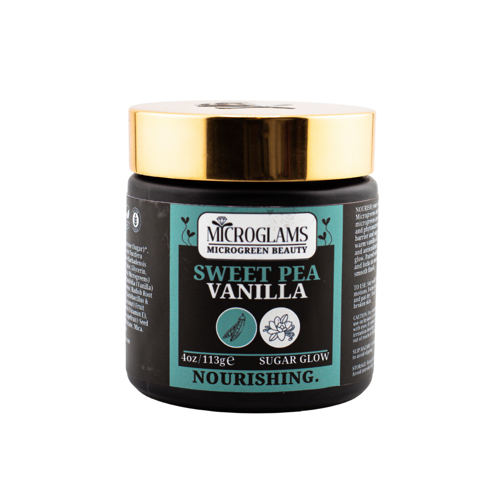 Microglams Sweet Pea Vanilla Sugar Glow - 4 oz
