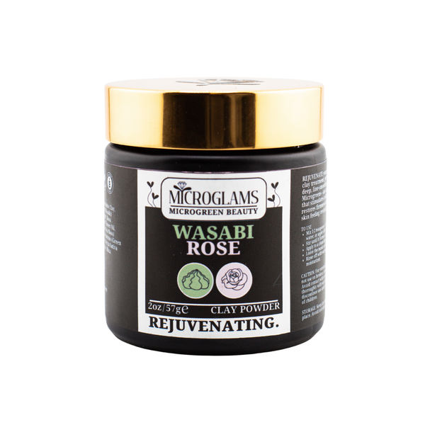Microglams Wasabi Rose Clay Powder - 2 oz