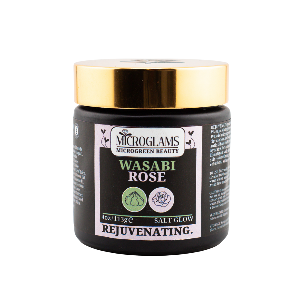 Microglams Wasabi Rose Salt Glow- 4 oz.