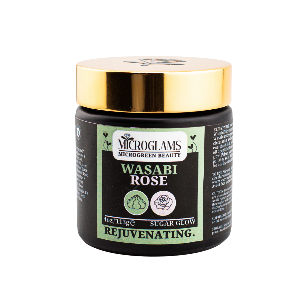 Microglams Wasabi Rose Sugar Glow - 4 oz