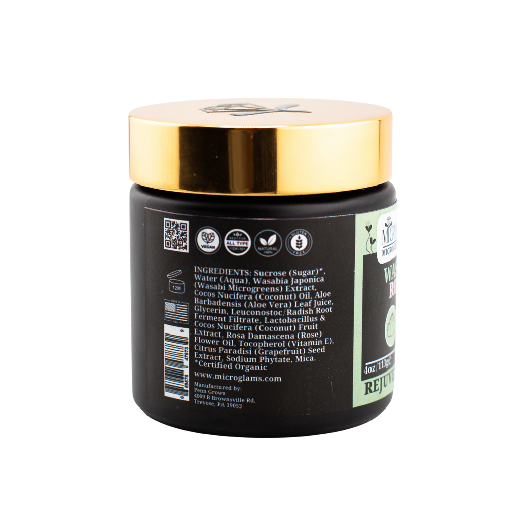 Microglams Wasabi Rose Sugar Glow - 4 oz