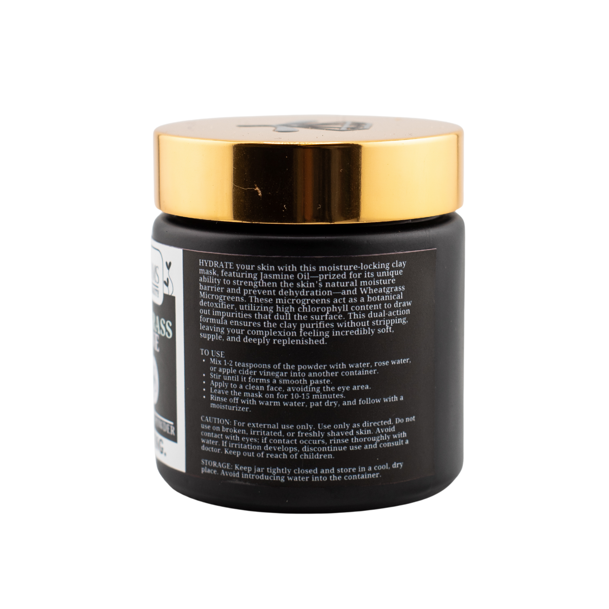 Microglams Wheatgrass Jasmine Clay Powder - 2 oz.
