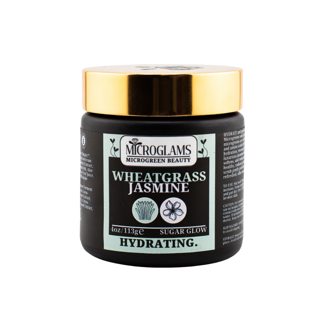 Wheatgrass Jasmine Sugar Glow 4 oz